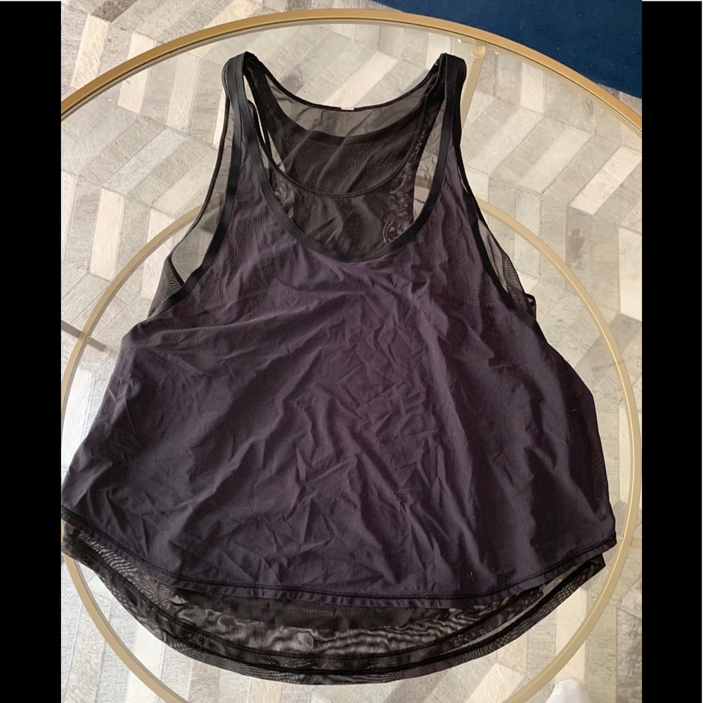 Lululemon Double Layer Mesh Tank